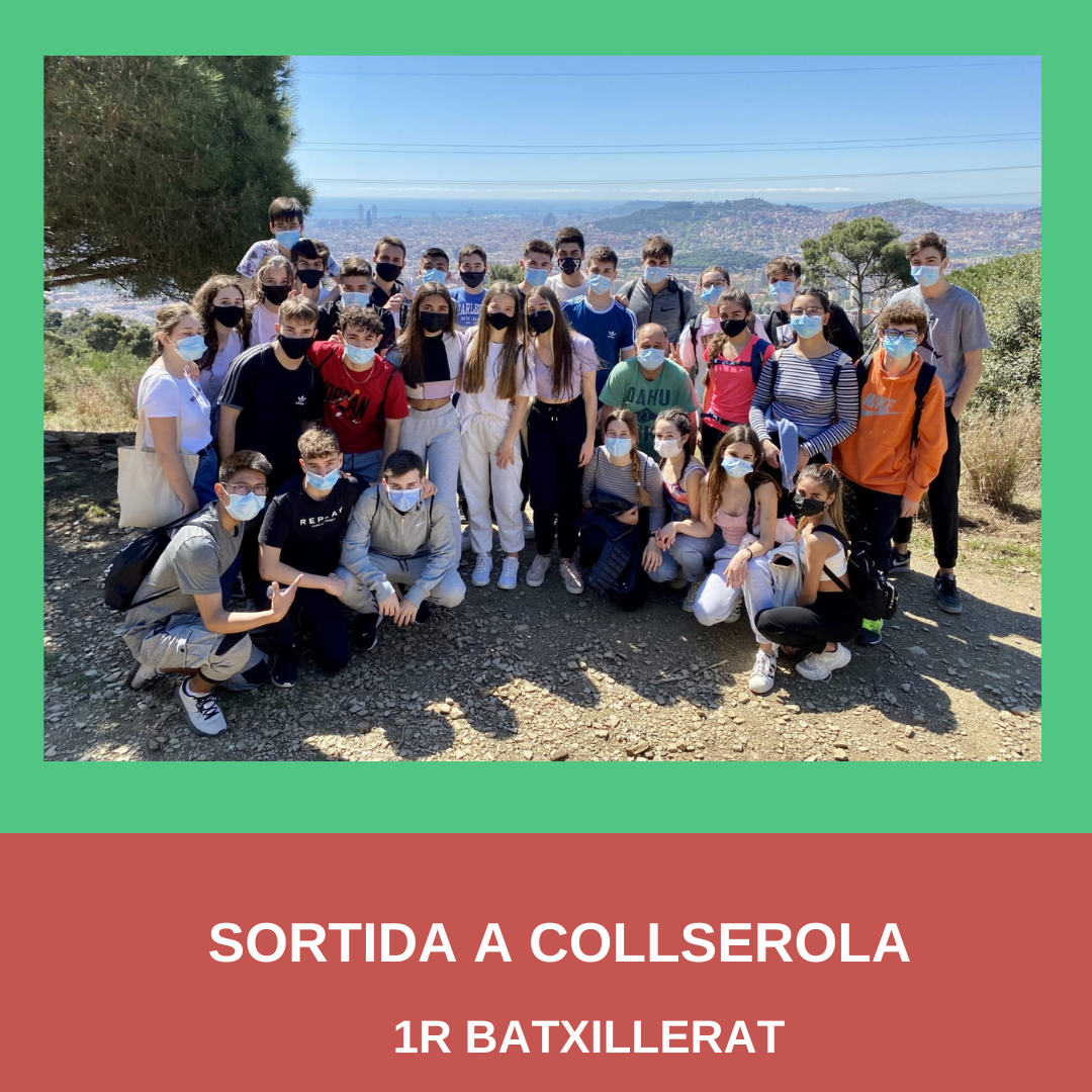 Sortida a Collserola- 1r Batxillerat