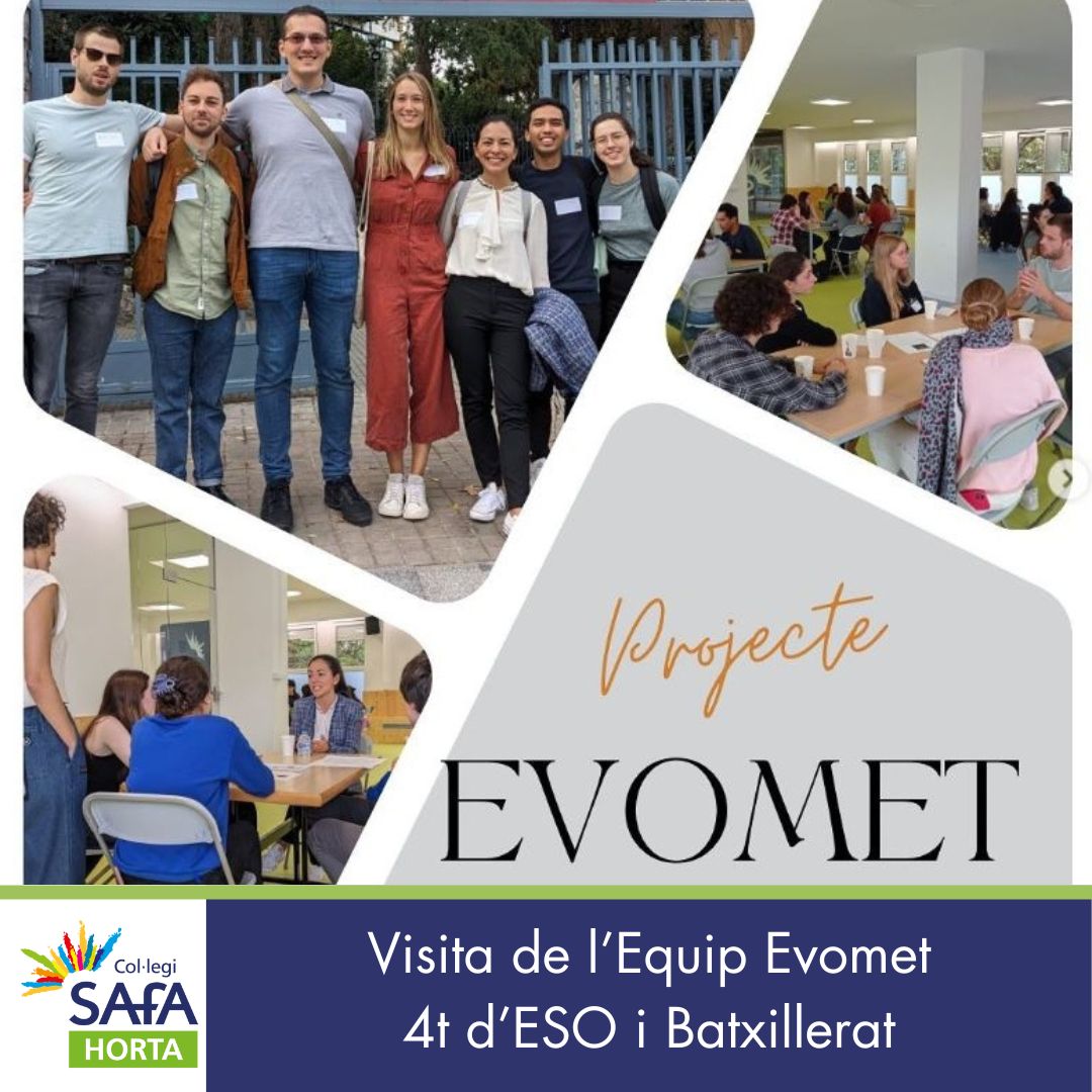 4t ESO i Batxillerat. Visita de l’equip Evomet