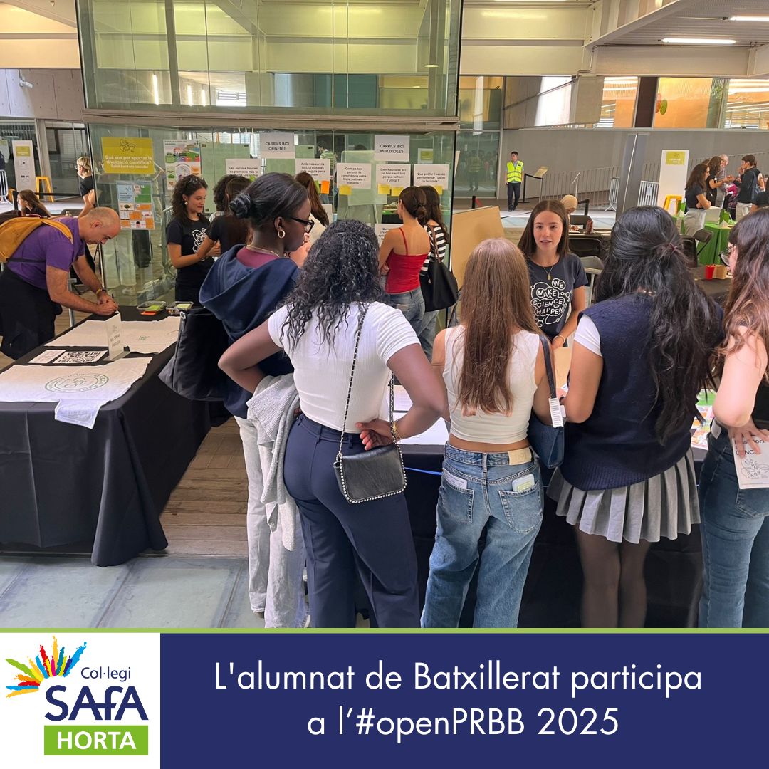 L’alumnat de Batxillerat participa a l’#openPRBB 2025