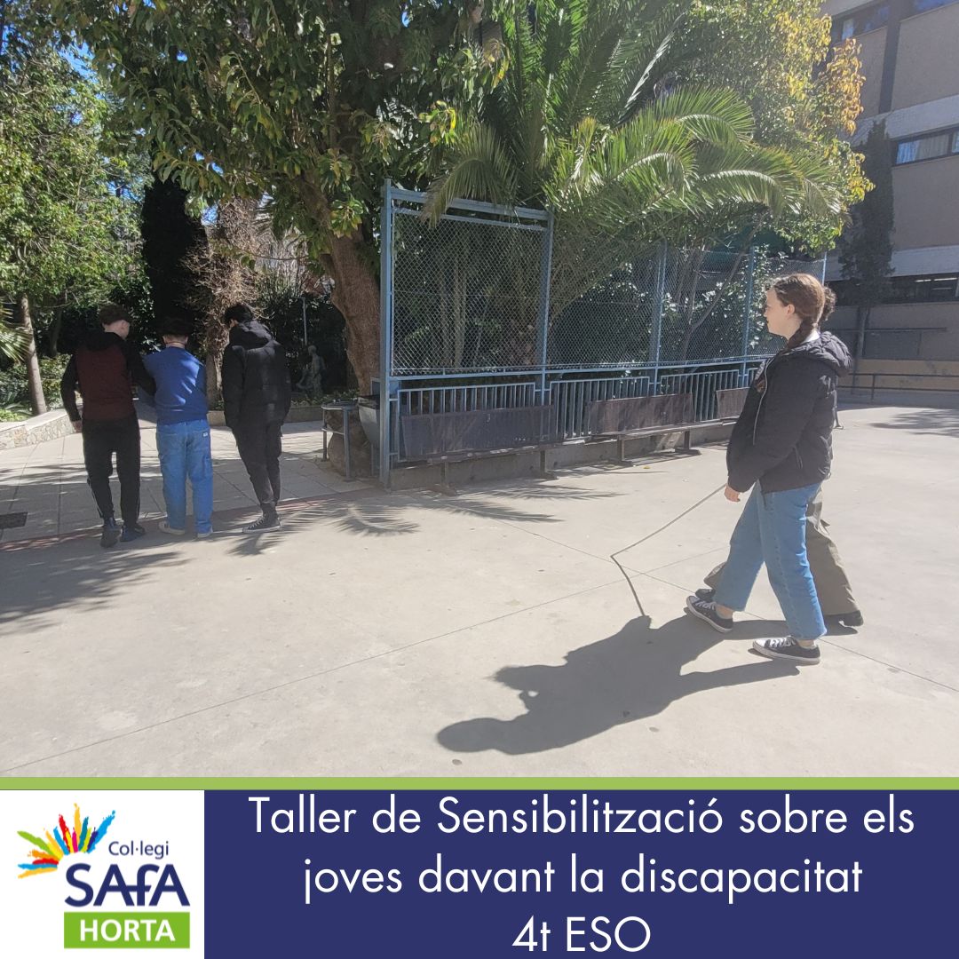 4t ESO. Taller de sensibilització- Joves i discapacitat