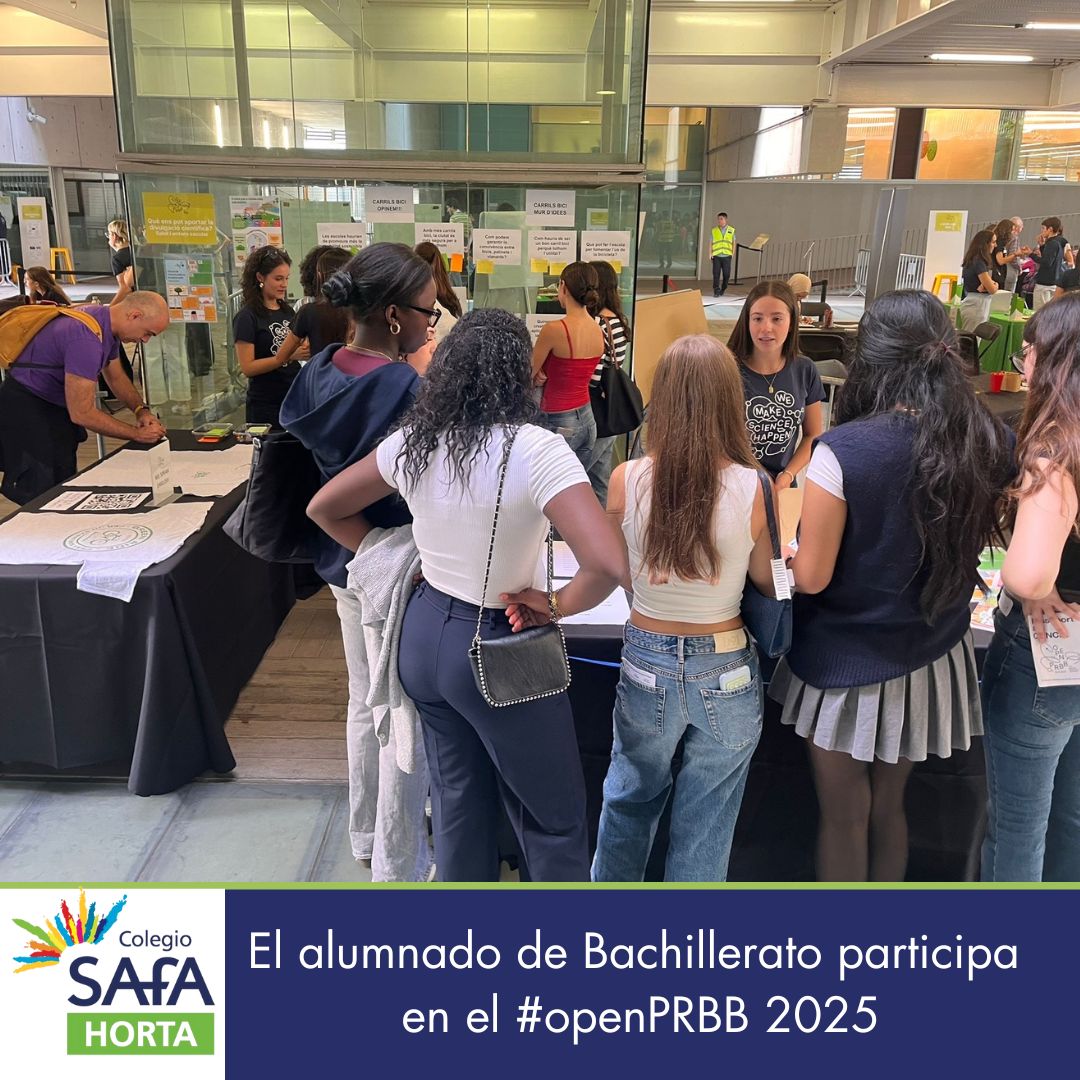 El alumnado de Bachillerato participa en el #openPRBB 2025