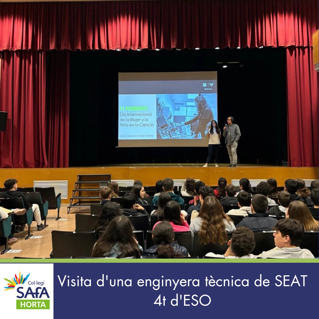 4t ESO- Visita d’una enginyera del Centrè tècnic de Seat