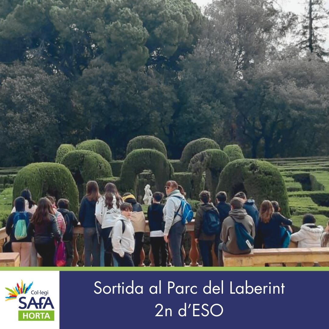 2n ESO. Sortida al Parc del Laberint d’Horta