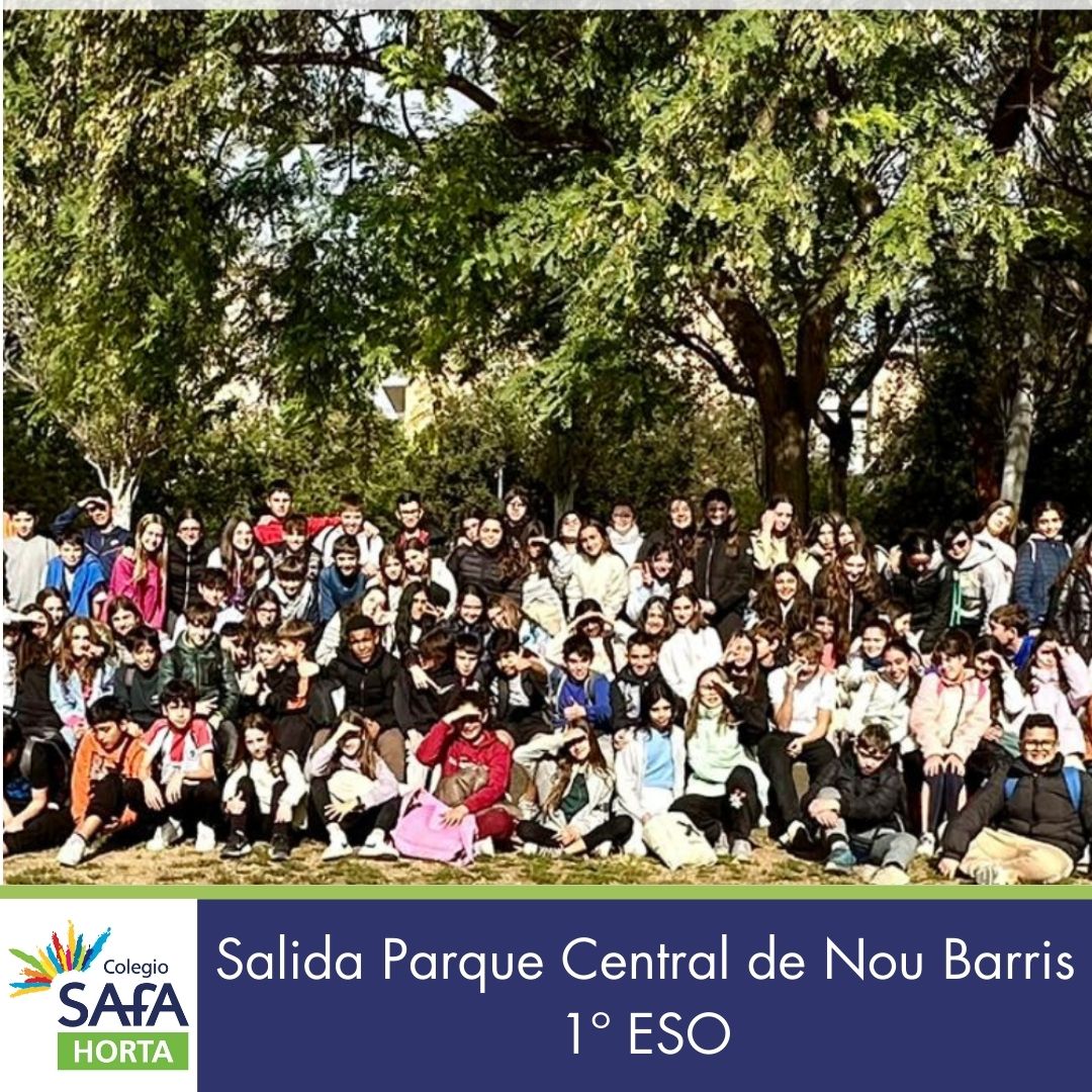 1º ESO. Salida Parque central de Nou Barris