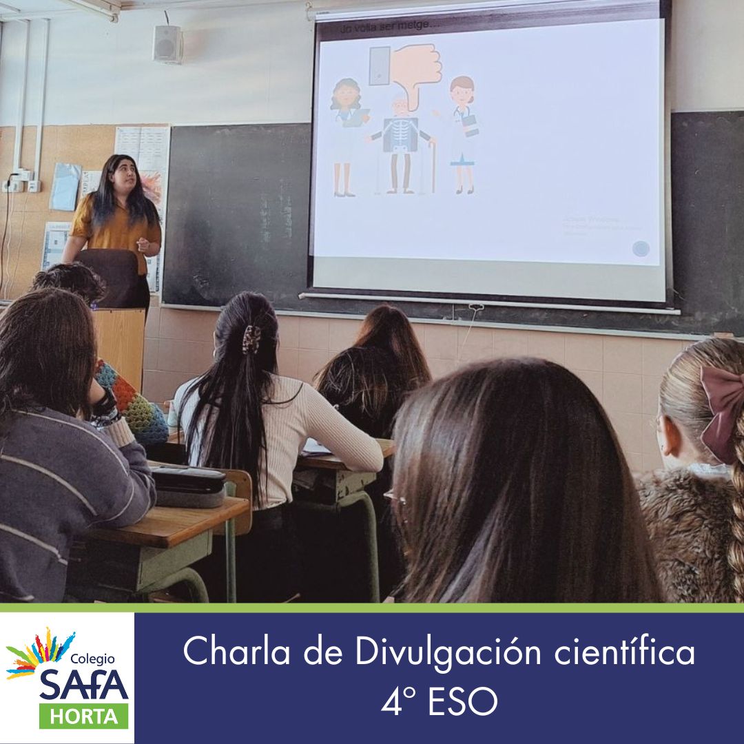 4º ESO. Charla de divulgación científica