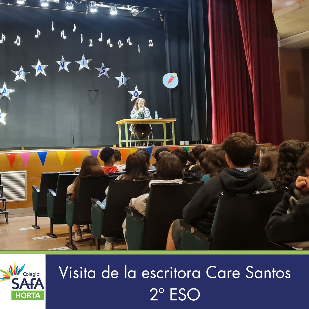 2º ESO. Visita de la escritora Care Santos