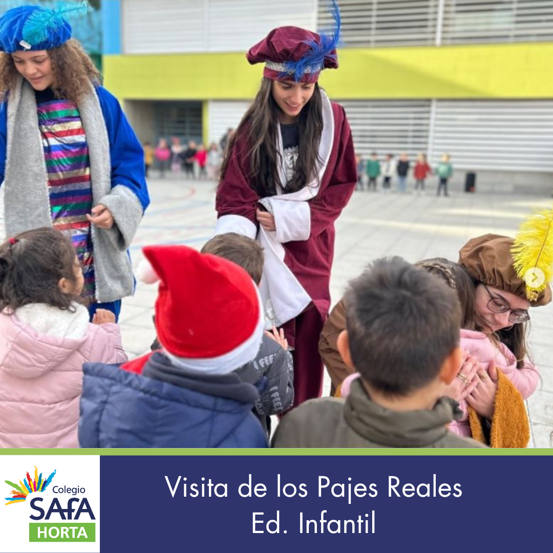 Visita de los Pajes Reales a Ed. Infantil