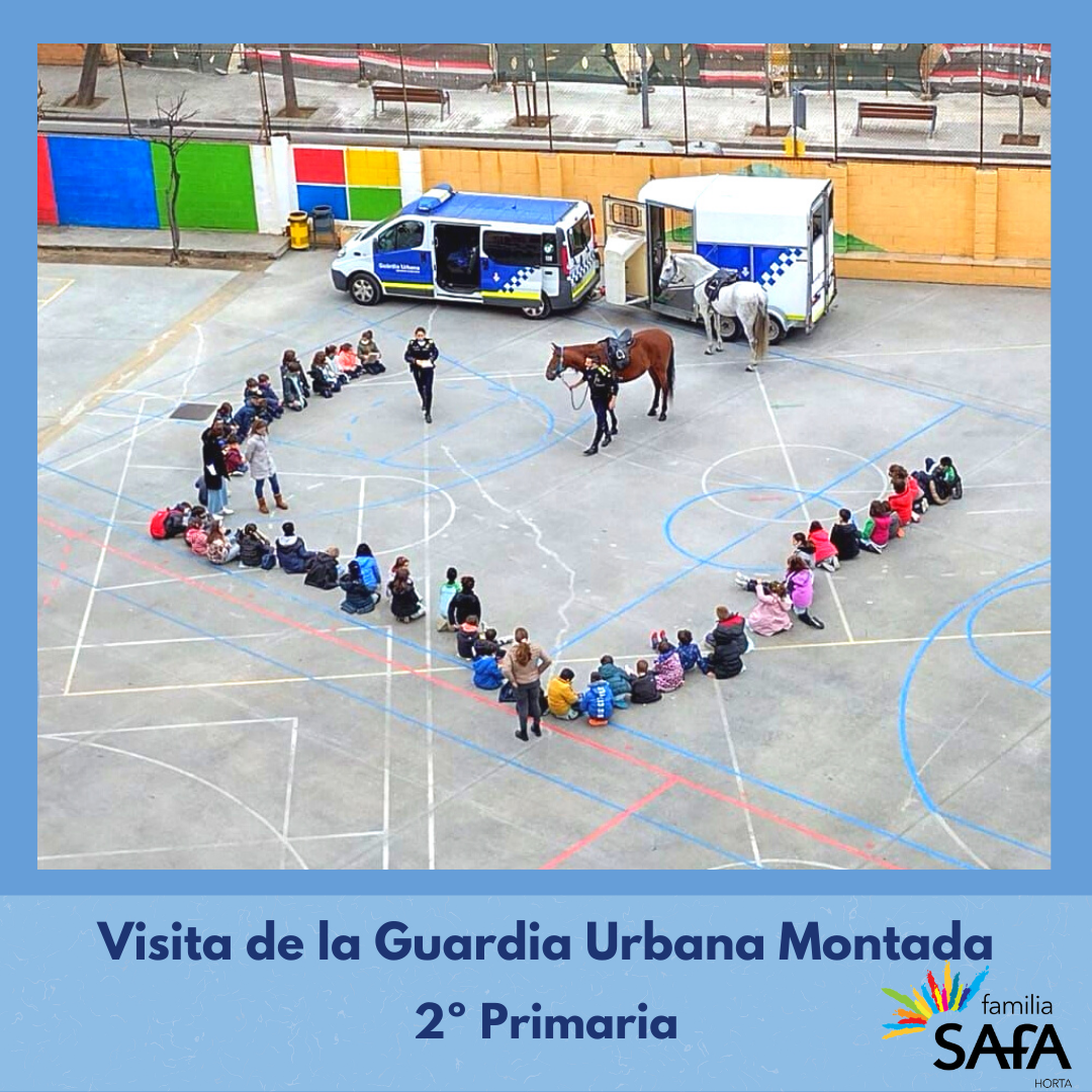 Visita de la Guardia Urbana Montada