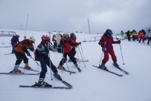 Primer día de esquí en Baqueira