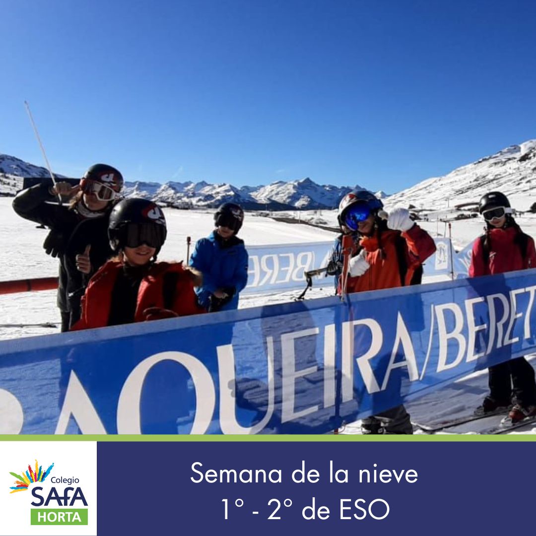 1º y 2º ESO. Semana de la nieve 2024