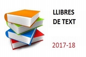 Llibres de text. Curs 2017-18